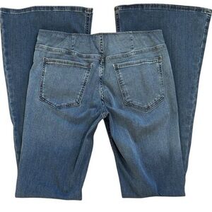 Free People We the Free Women's 30 Stretch Denim Pull On Flare Jeans EUC